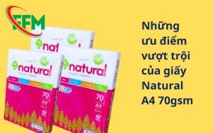 Giấy A4 Natural ĐL 70gsm
